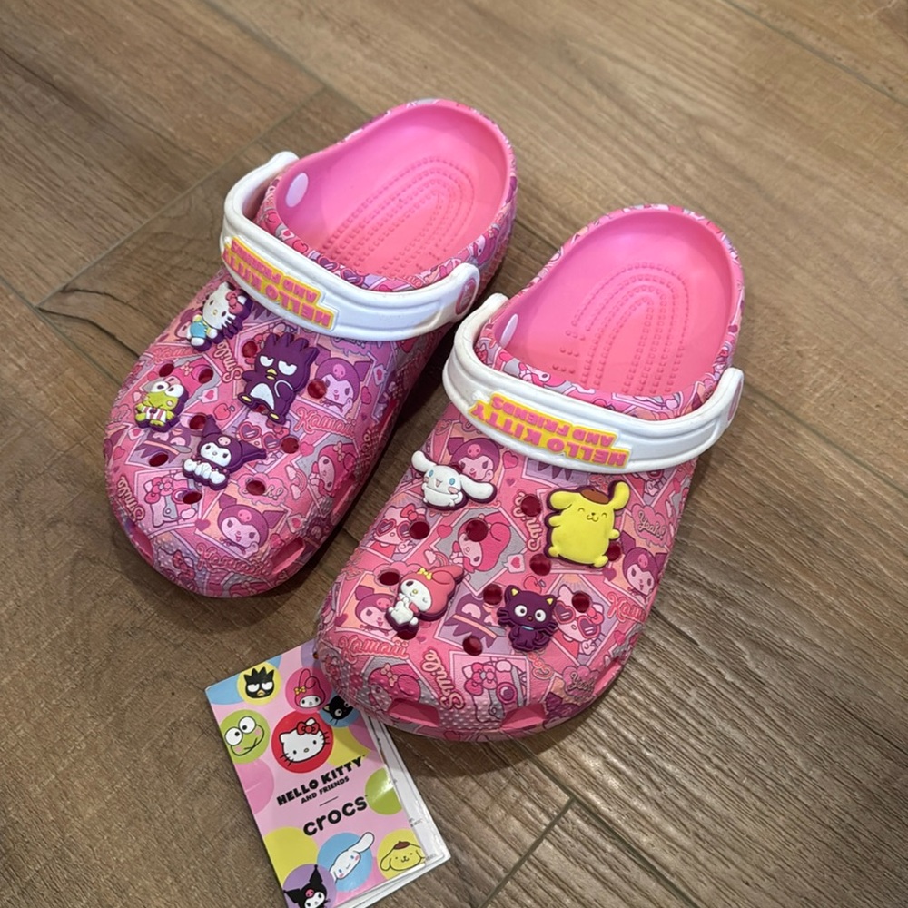 Hello kitty and friends crocs